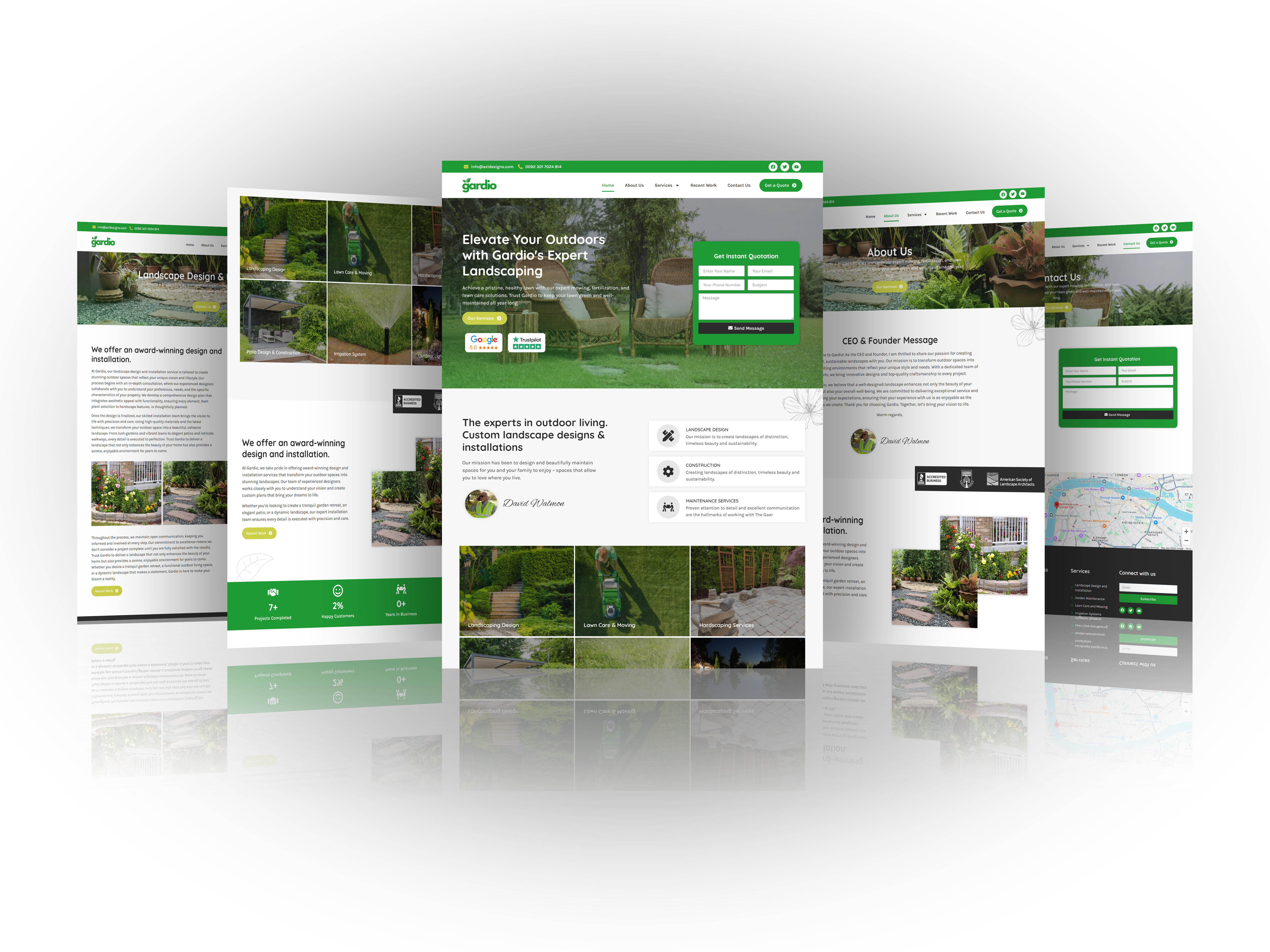 Small business website